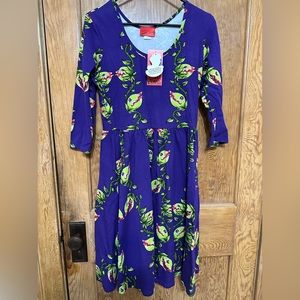 Deadly Dames Hotrod Honey Flytrap Micheline Pitt dress L New with tags!